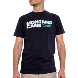 Montana T-Shirt Typo+Logo Black