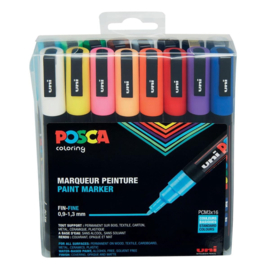 Posca PC-3M Set 16 Stuks