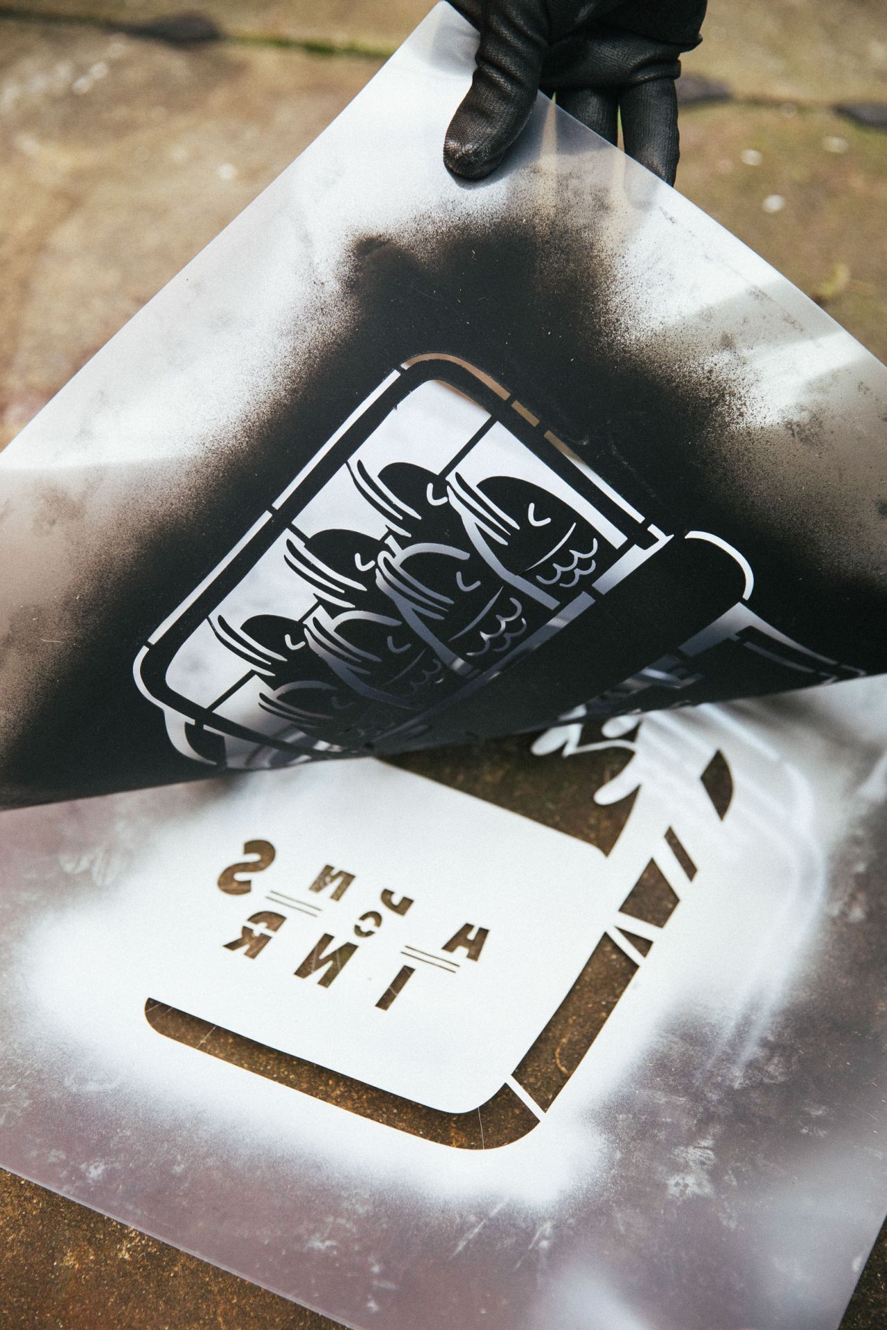 Montana STENCIL Spray Black