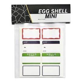 Mini Egg Shell Stickers Mix – 40 stuks