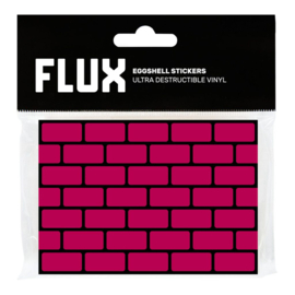 FLUX Eggshell Stickers 50st. Bricks Magenta