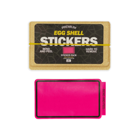 Egg Shell Stickers Pink Line Border 80 Stuks