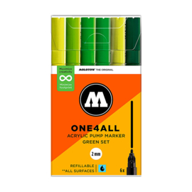 Molotow 127HS Green Set 6st.