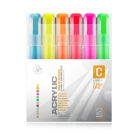 Montana Acrylic Marker Set 12st. Fine C