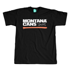 Montana Logo Line T-Shirt black/Shrimp