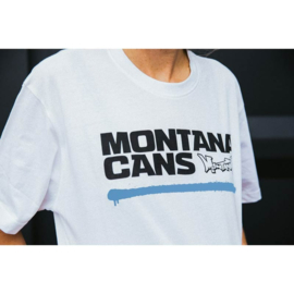 Montana Logo Line T-Shirt white/blue