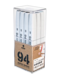 MTN 94 Graphic Marker 12 Grey Colors