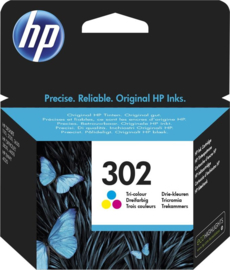 HP 302 (F6U65AE) Inktcartridge 3-kleuren