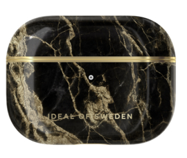 iDeal of Sweden Airpods Pro hoesje - Golden Smoke Marble