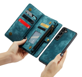 Premium Wallet hoesjes (Blauw)