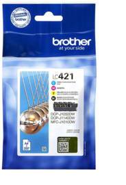 Brother LC-421VAL multipack 4 inktcartridges (origineel)