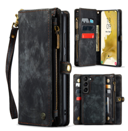 Premium Wallet hoesje (Zwart)