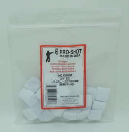 3/4 patches vierkant .17-.22 500st