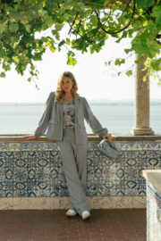 C&S Bente Blazer Light Jeans Blue