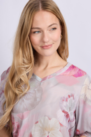 C&S Lana Top Slate Rose/Mix