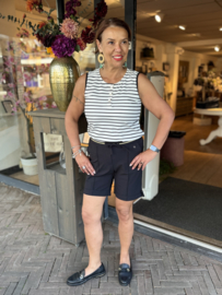 Triple Nine Travel Top Streep Zwart - 6911