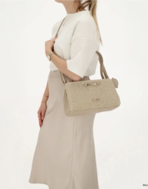 Charm London Santorini Schoudertas Taupe