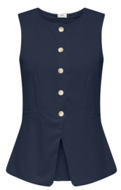 JDY Dina Waistcoat Donkerblauw
