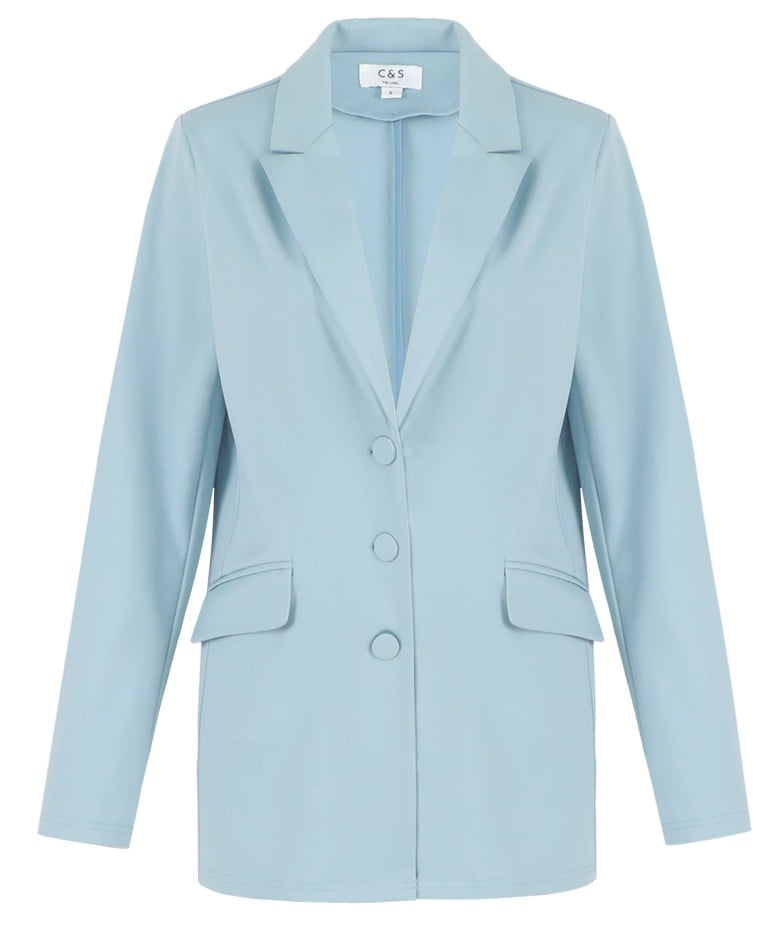 C&S Beatrice Travel Blazer Stone Blue