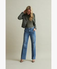 Red Button Colette Loops Dark Blue