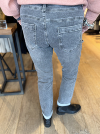 Red Button Relax Grey Denim