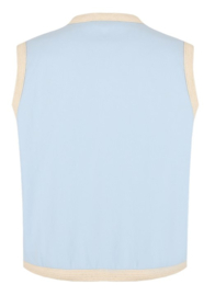 C&S Tory Gilet Ice Blue