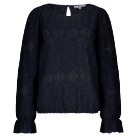 Red Button Ajour Top Navy
