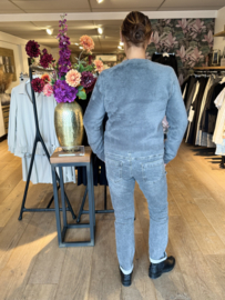 Red Button Relax Grey Denim