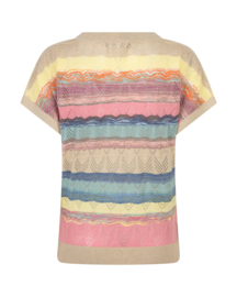 Red Button Jerry Multi Stripe 4775