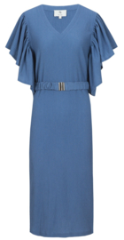 C&S Daisy Dress Dusty Blue