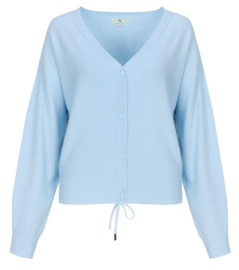 C&S Kiara Knit Cardigan Blue Mist