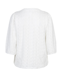 Red Button Top Ajour Offwhite 4809