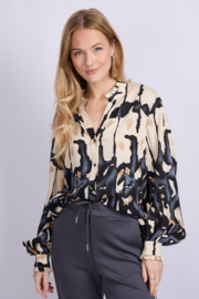 C&S Lara Blouse Jeans Blue