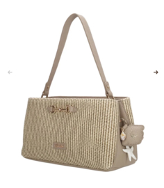 Charm London Santorini Schoudertas Taupe