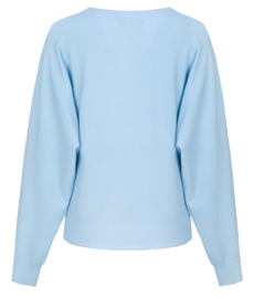 C&S Kiara Knit Cardigan Blue Mist