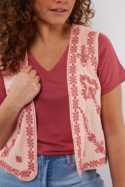 C&S Ardentes Gilet Ballet Pink
