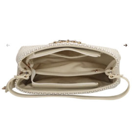 Charm London Santorini Schoudertas  Zand