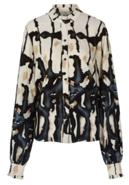 C&S Lara Blouse Jeans Blue