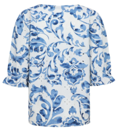 G-Maxx Ophelia Top Offwhite/Light Indigo