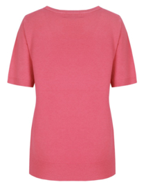 C&S Kenza Knit Top Slate Rose