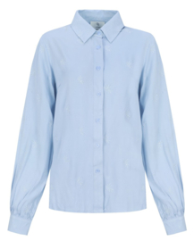 C&S Linde Blouse Blue Mist