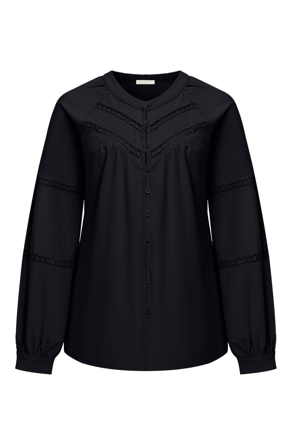 Triple Nine Blouse Azuur Black 1105