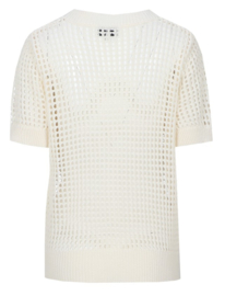 C&S Aivy Knit Pullover Wool White