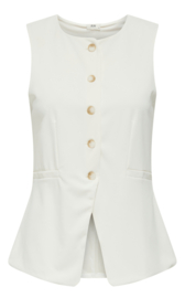 JDY Dina Waistcoat Offwhite