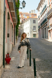 C&S Lara Blouse Jeans Blue