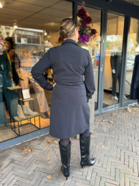 Triple Nine Jurk Button Black 51810