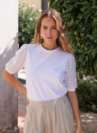 Ivy Beau Cilia Top White