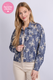 C&S Juul Jacket Dark Jeans Blue