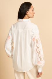 G-Maxx Anoukis Blouse Offwhite/Warm Coral