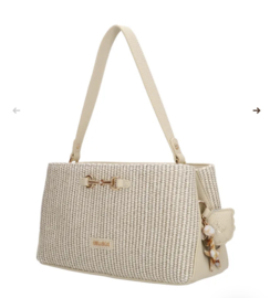 Charm London Santorini Schoudertas  Zand